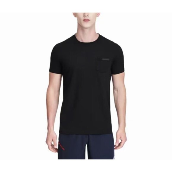DM0039 Prada Black Short-Sleeve T-Shirt With Chest Pocket - Picture 8 of 8